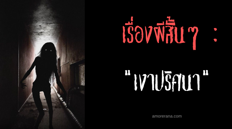 เรื่องผีสั้นๆ “เงาปริศนา”