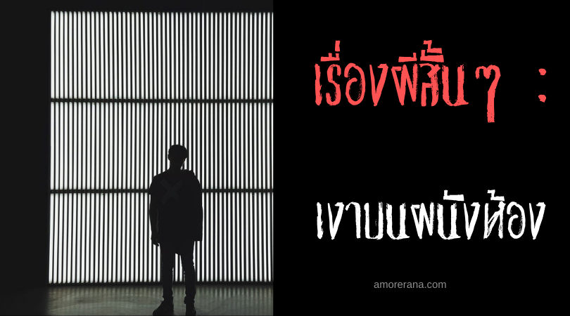 เรื่องผีสั้นๆ “เงาบนผนังห้อง”