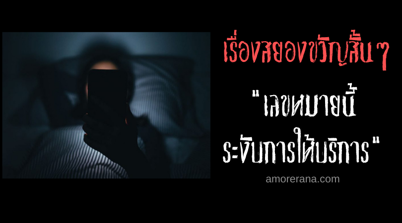 เรื่องสยองสั้นๆ “เลขหมายนี้ระงับการให้บริการ”