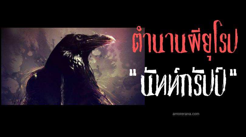 นัทท์กรัปป์ (Nachtkrapp) นกซากศพ สบตาสังหาร ประเทศเยอรมนี