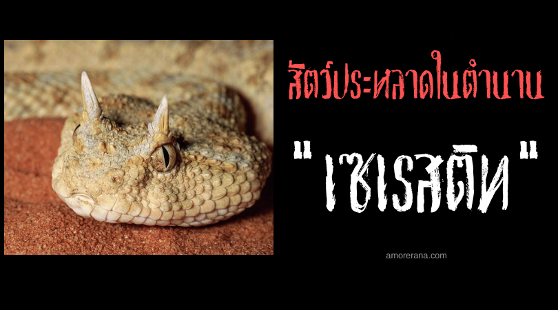 เซเรสติท (Cerastes) งูมีเขา ตำนานโรมัน
