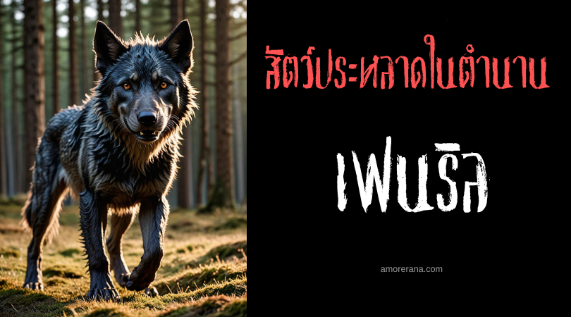 เฟนริล (Fenrir) หมาป่ายักษ์สังหารเทพ ตำนานนอร์ส
