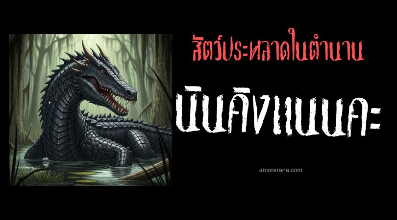 นินคิงแนนคะ (Ninki Nanka) จระเข้มังกร ทวีปแอฟริกา