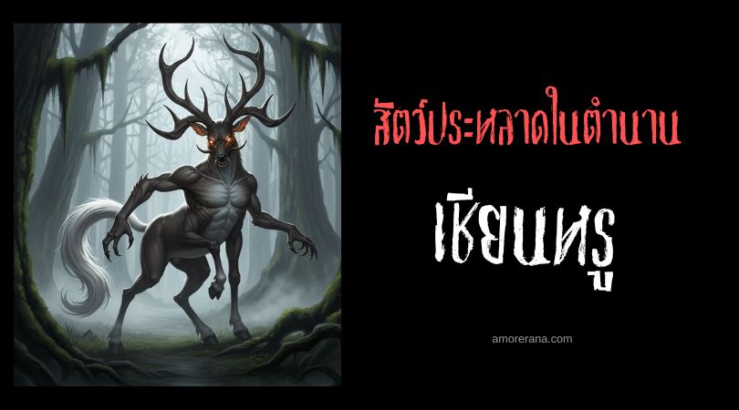 เชียนหรู (Jueru) สัตว์ร้ายสี่เขา ประเทศจีน