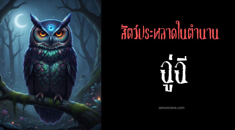 เฟยเหนี่ยว (Feiniao) นกฮูกสามตา ประเทศจีน