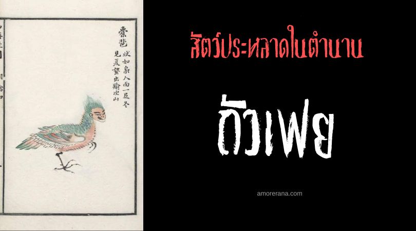 ถัวเฟย (Tuofei) นกฮูกหน้าคนขาเดียว ประเทศจีน