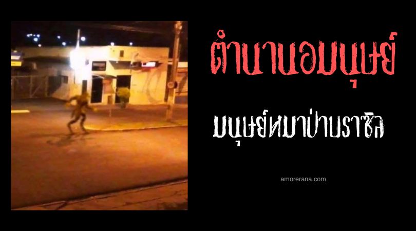 มนุษย์หมาป่าบราซิล (Brazilian Werewolf) อมนุษย์ที่ถูกบันทึกภาพด้วยกล้องวงจรปิด ประเทศบราซิล