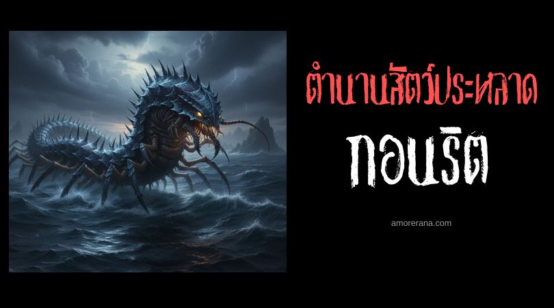 กอนริต (Con Rit) ตะขายยักษ์มหาสมุทร ประเทศเวียดนาม