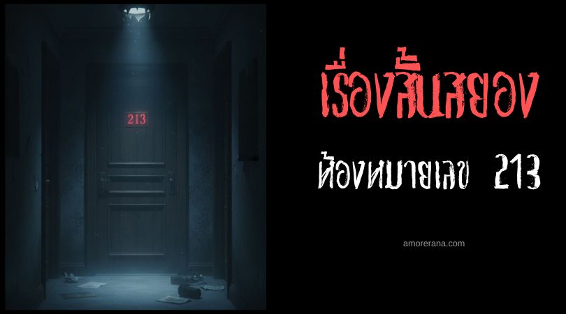 เล่าเรื่องผีหลอน ๆ : ห้องหมายเลข 213