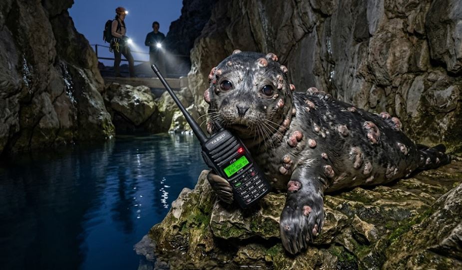 แมวน้ำเนื้องอก (Tumor Seal) สัตว์ประหลาดแห่งหลุมปีศาจ ประเทศสหรัฐอเมริกา